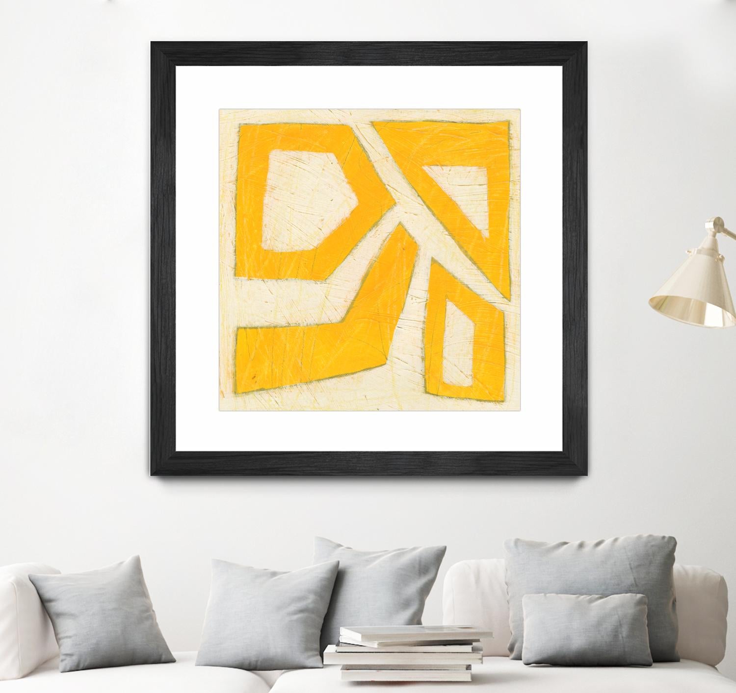 Spectrum Hieroglyph VIII by June Erica Vess on GIANT ART - yellow abstract