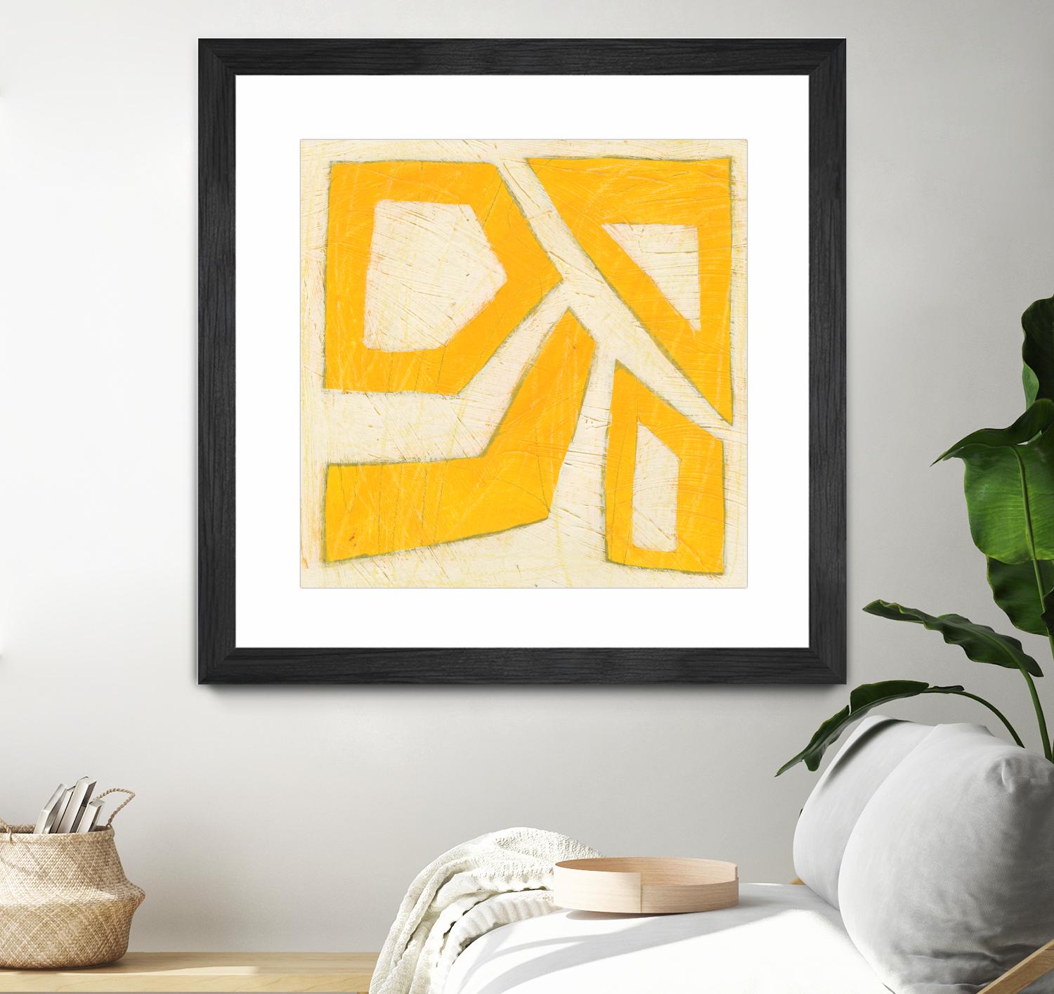Spectrum Hieroglyph VIII by June Erica Vess on GIANT ART - yellow abstract