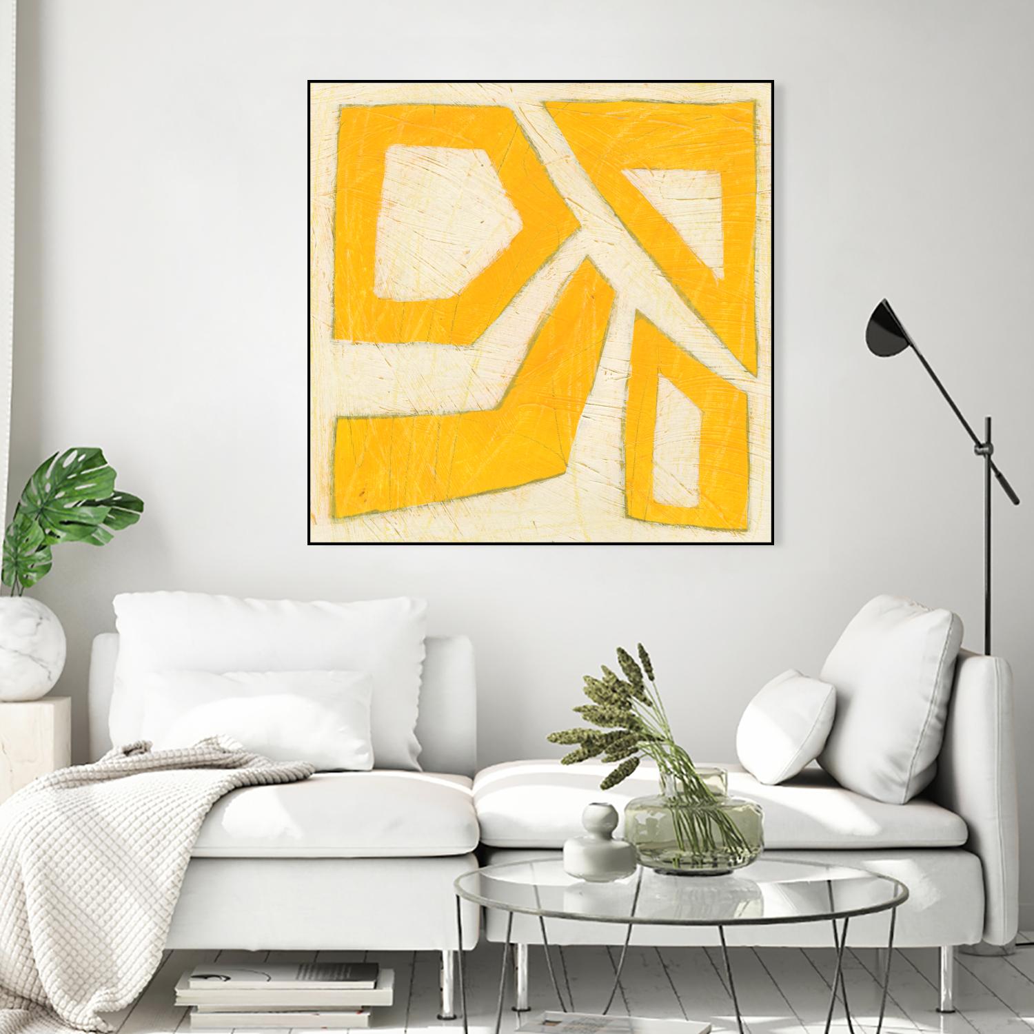Spectrum Hieroglyph VIII by June Erica Vess on GIANT ART - yellow abstract