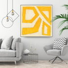 Spectrum Hieroglyph VIII by June Erica Vess on GIANT ART - yellow abstract