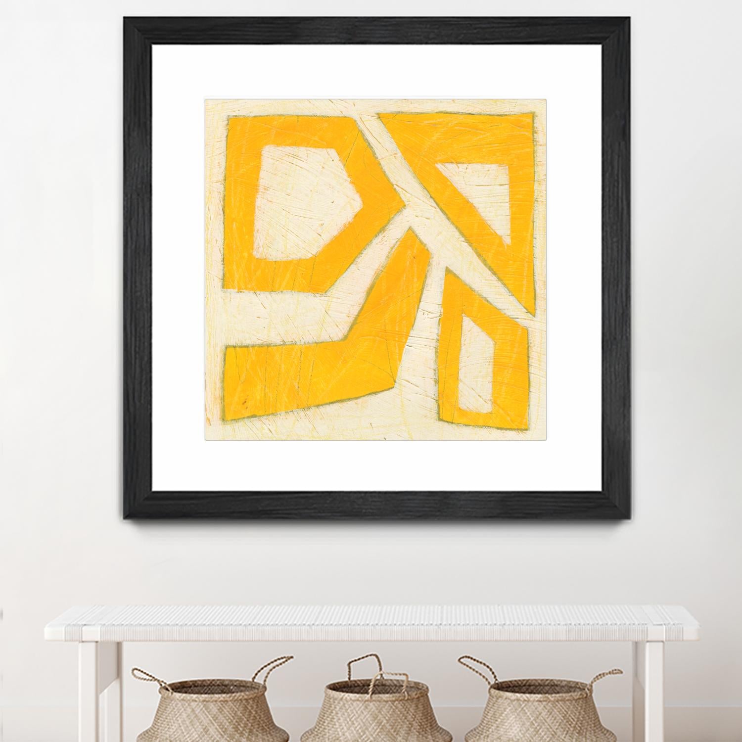 Spectrum Hieroglyph VIII by June Erica Vess on GIANT ART - yellow abstract