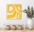 Spectrum Hieroglyph VIII by June Erica Vess on GIANT ART - yellow abstract