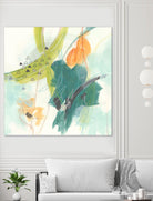 Skipping Stones I by June Erica Vess on GIANT ART - blue abstract