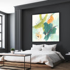 Skipping Stones I by June Erica Vess on GIANT ART - blue abstract