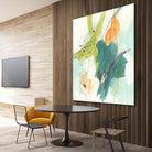 Skipping Stones I by June Erica Vess on GIANT ART - blue abstract