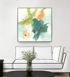 Skipping Stones I by June Erica Vess on GIANT ART - blue abstract