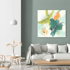 Skipping Stones I by June Erica Vess on GIANT ART - blue abstract