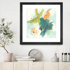 Skipping Stones I by June Erica Vess on GIANT ART - blue abstract