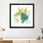 Skipping Stones I by June Erica Vess on GIANT ART - blue abstract