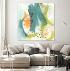 Skipping Stones II by June Erica Vess on GIANT ART - blue abstract