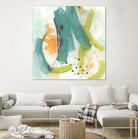 Skipping Stones II by June Erica Vess on GIANT ART - blue abstract