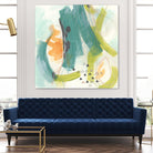 Skipping Stones II by June Erica Vess on GIANT ART - blue abstract