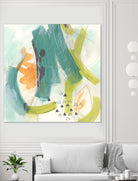 Skipping Stones II by June Erica Vess on GIANT ART - blue abstract