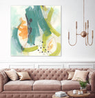 Skipping Stones II by June Erica Vess on GIANT ART - blue abstract