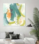 Skipping Stones II by June Erica Vess on GIANT ART - blue abstract