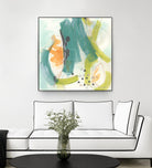 Skipping Stones II by June Erica Vess on GIANT ART - blue abstract