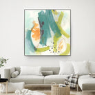 Skipping Stones II by June Erica Vess on GIANT ART - blue abstract