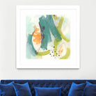 Skipping Stones II by June Erica Vess on GIANT ART - blue abstract