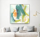 Skipping Stones II by June Erica Vess on GIANT ART - blue abstract