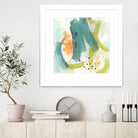 Skipping Stones II by June Erica Vess on GIANT ART - blue abstract