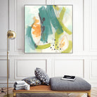 Skipping Stones II by June Erica Vess on GIANT ART - blue abstract