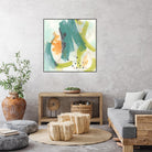 Skipping Stones II by June Erica Vess on GIANT ART - blue abstract