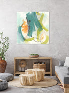 Skipping Stones II by June Erica Vess on GIANT ART - blue abstract