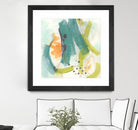 Skipping Stones II by June Erica Vess on GIANT ART - blue abstract