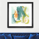 Skipping Stones II by June Erica Vess on GIANT ART - blue abstract