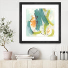 Skipping Stones II by June Erica Vess on GIANT ART - blue abstract