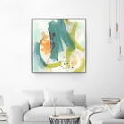 Skipping Stones II by June Erica Vess on GIANT ART - blue abstract