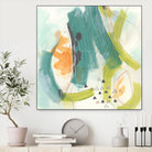 Skipping Stones II by June Erica Vess on GIANT ART - blue abstract