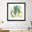 Skipping Stones II by June Erica Vess on GIANT ART - blue abstract