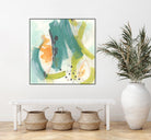 Skipping Stones II by June Erica Vess on GIANT ART - blue abstract