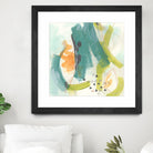 Skipping Stones II by June Erica Vess on GIANT ART - blue abstract