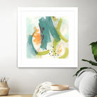 Skipping Stones II by June Erica Vess on GIANT ART - blue abstract