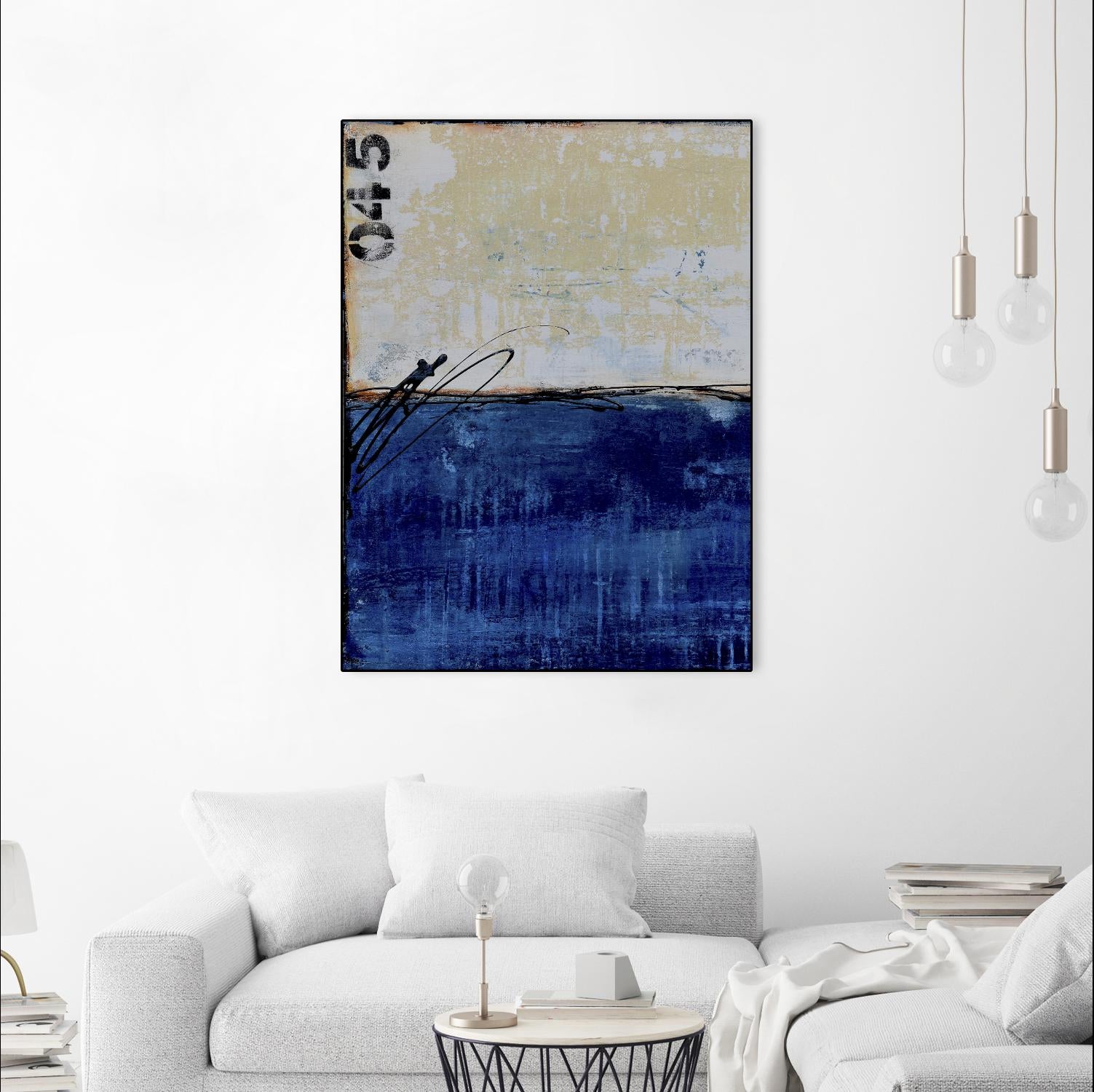 Beach 45 I by Erin Ashley on GIANT ART - blue abstract