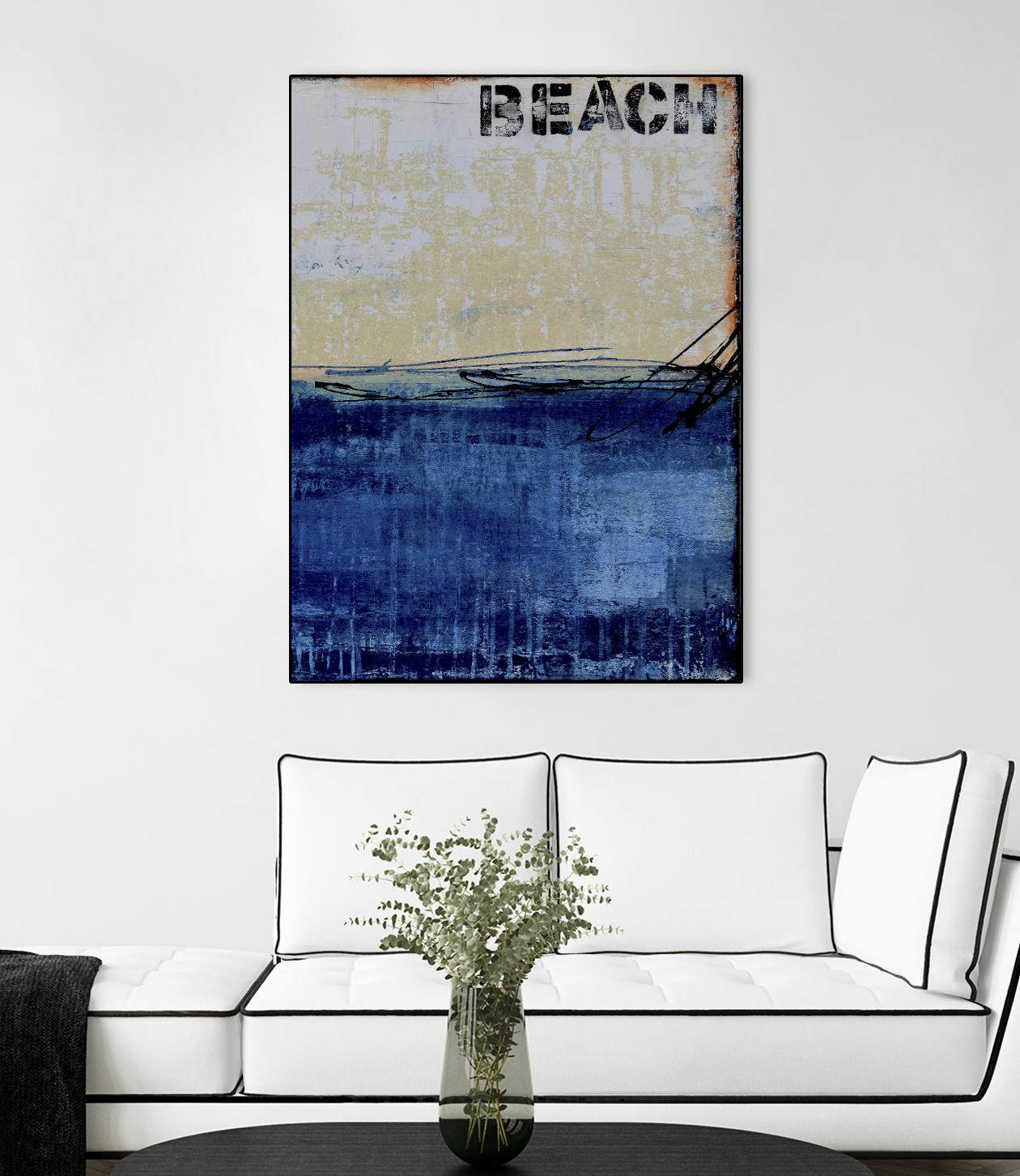 Beach 45 II by Erin Ashley on GIANT ART - blue abstract