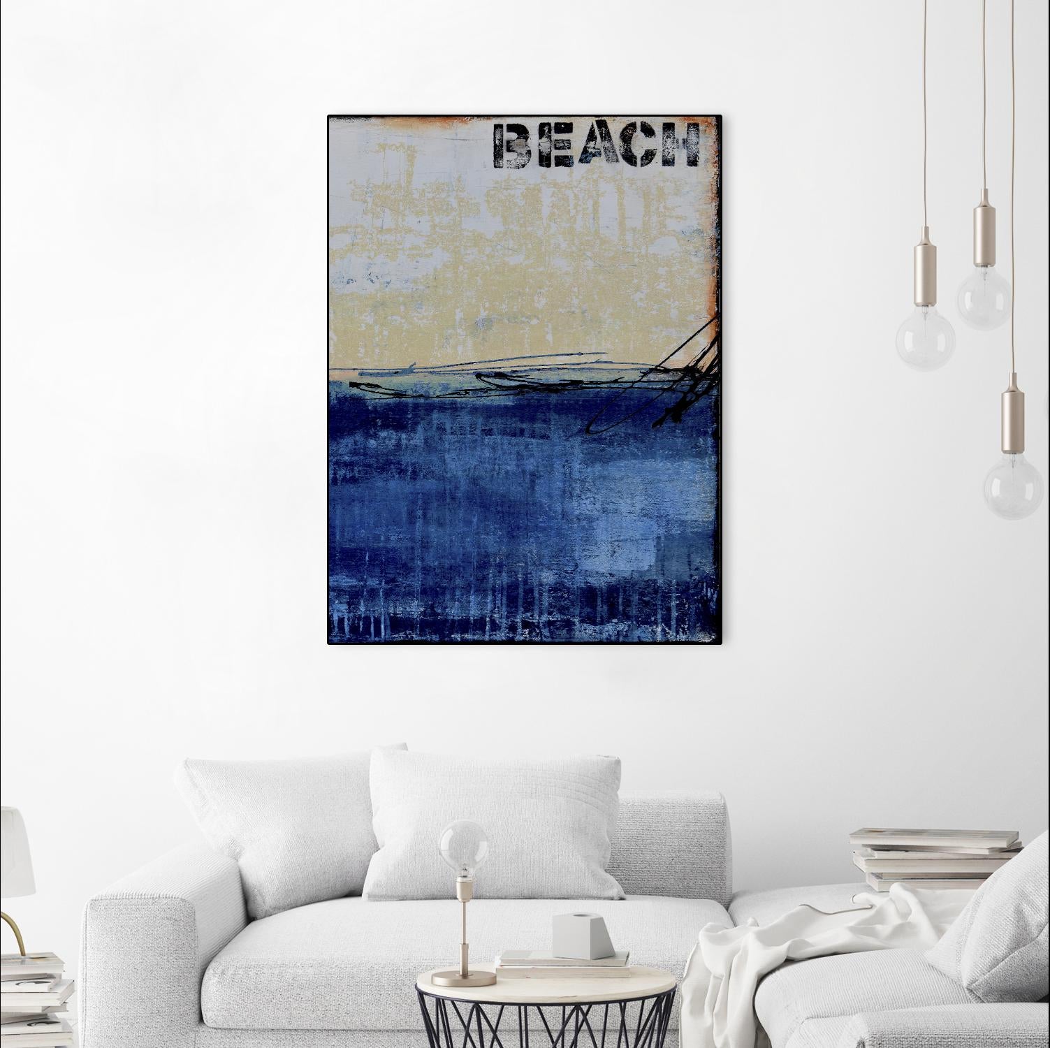 Beach 45 II by Erin Ashley on GIANT ART - blue abstract