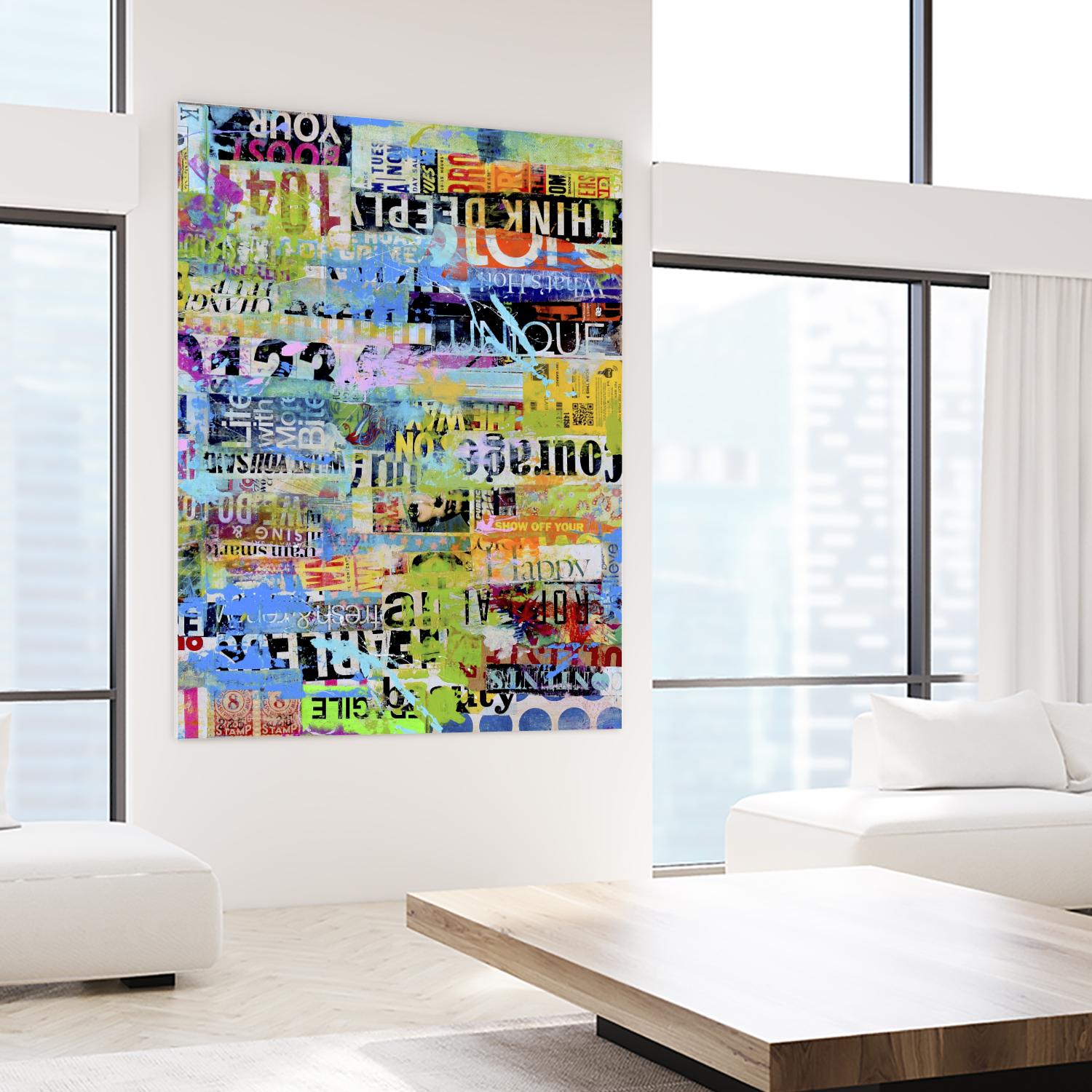 Metro Mix 33 II by Erin Ashley on GIANT ART - abstract