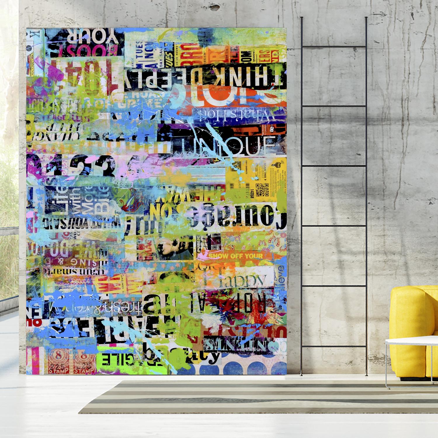 Metro Mix 33 II by Erin Ashley on GIANT ART - abstract