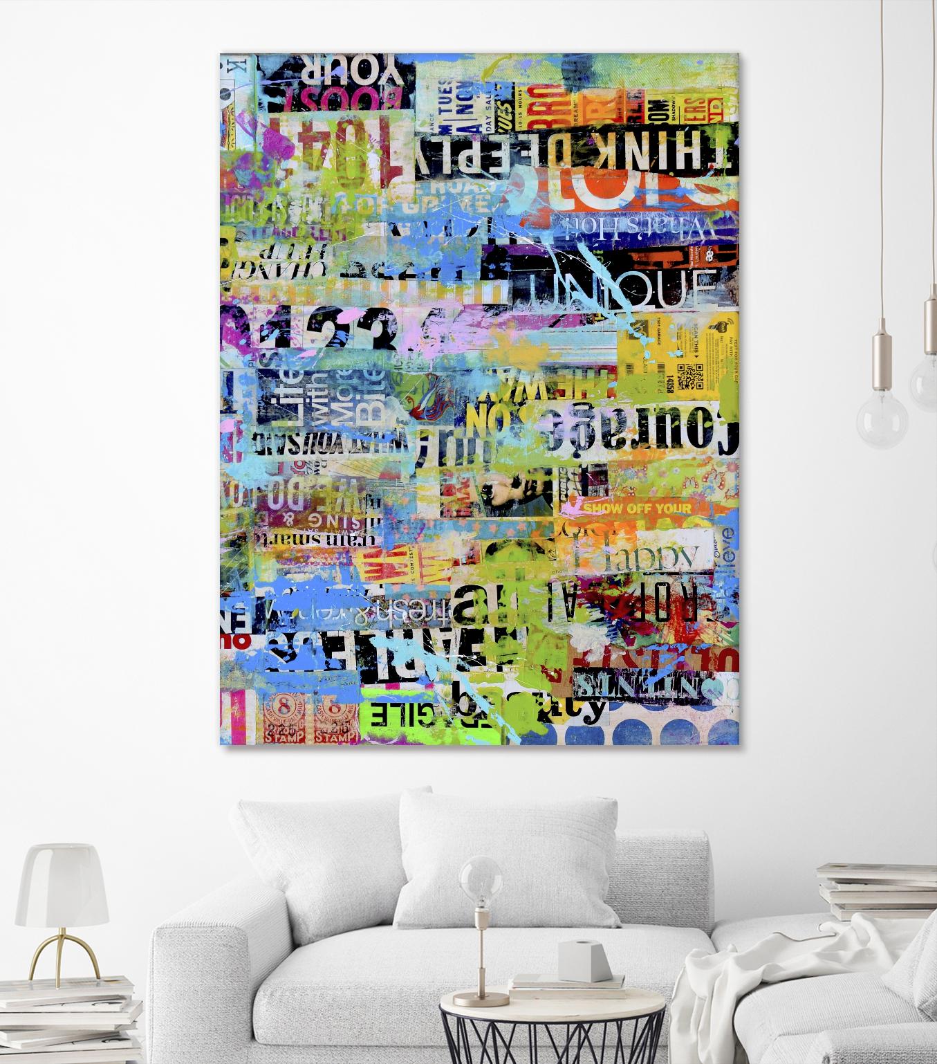 Metro Mix 33 II by Erin Ashley on GIANT ART - abstract