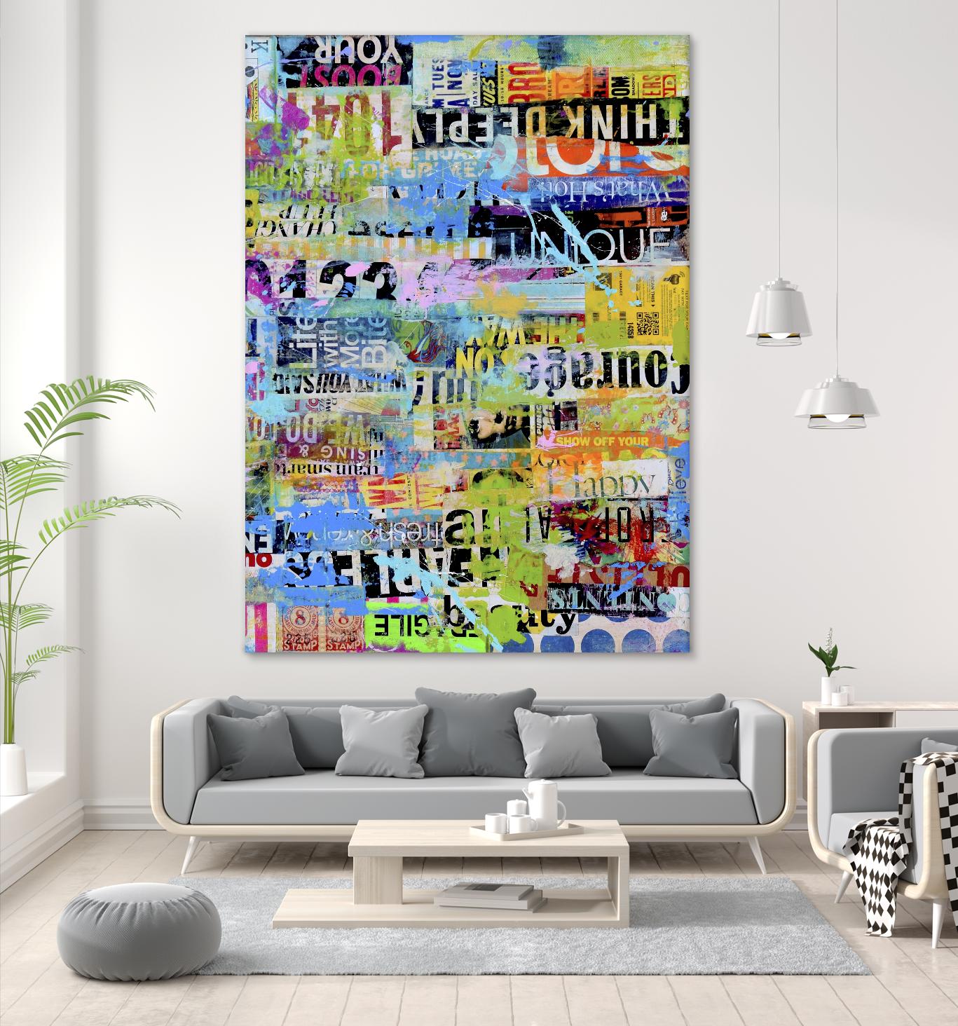 Metro Mix 33 II by Erin Ashley on GIANT ART - abstract