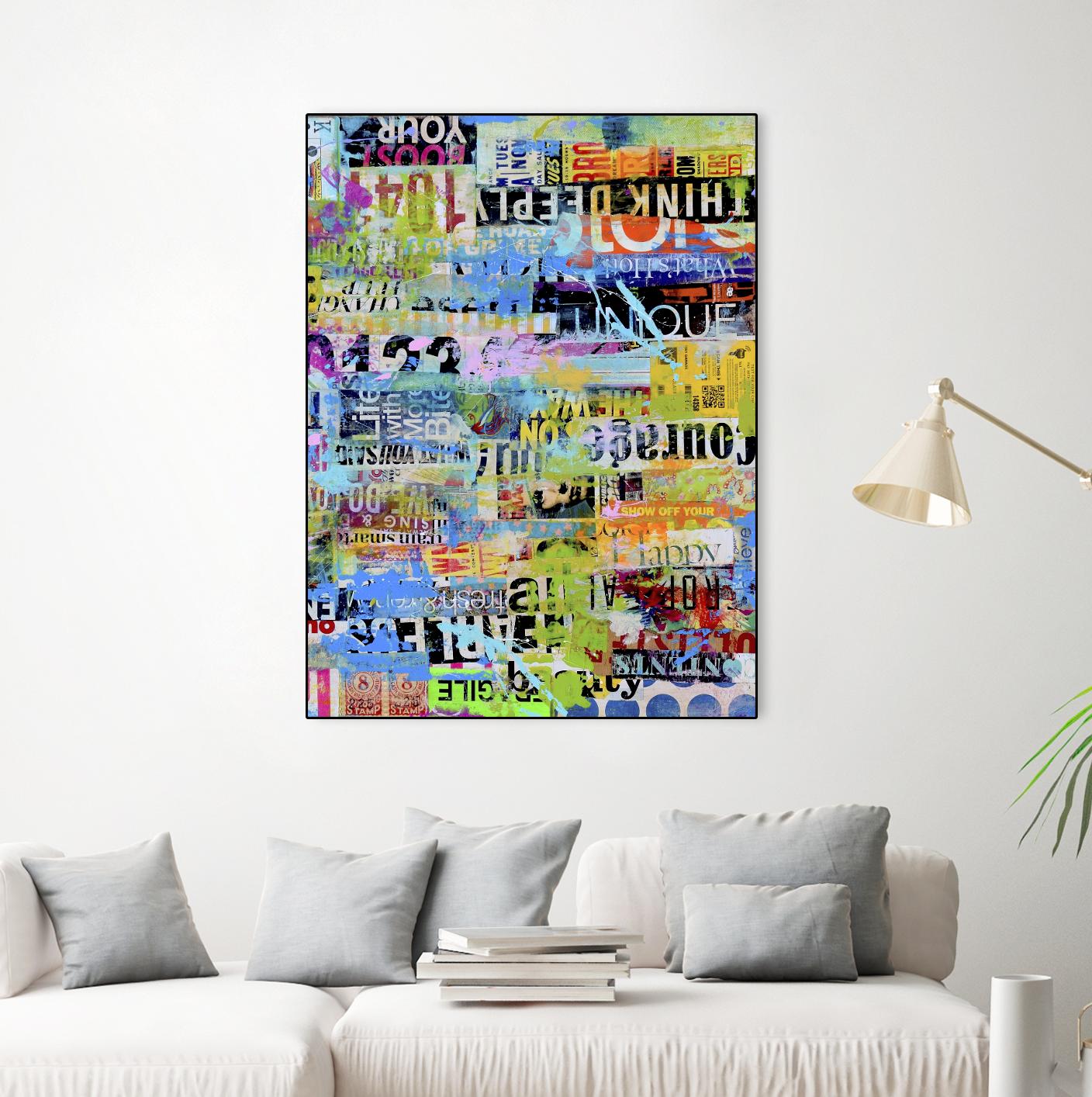 Metro Mix 33 II by Erin Ashley on GIANT ART - abstract