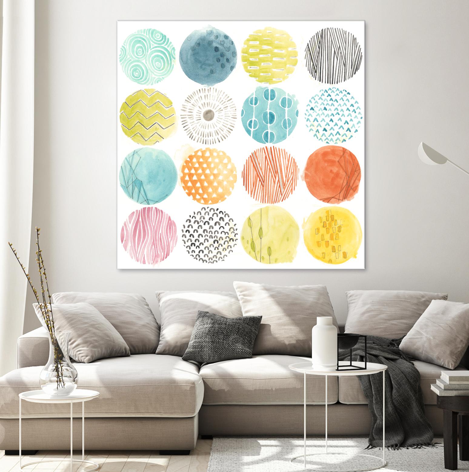 Pattern Pop I by June Erica Vess on GIANT ART - abstract