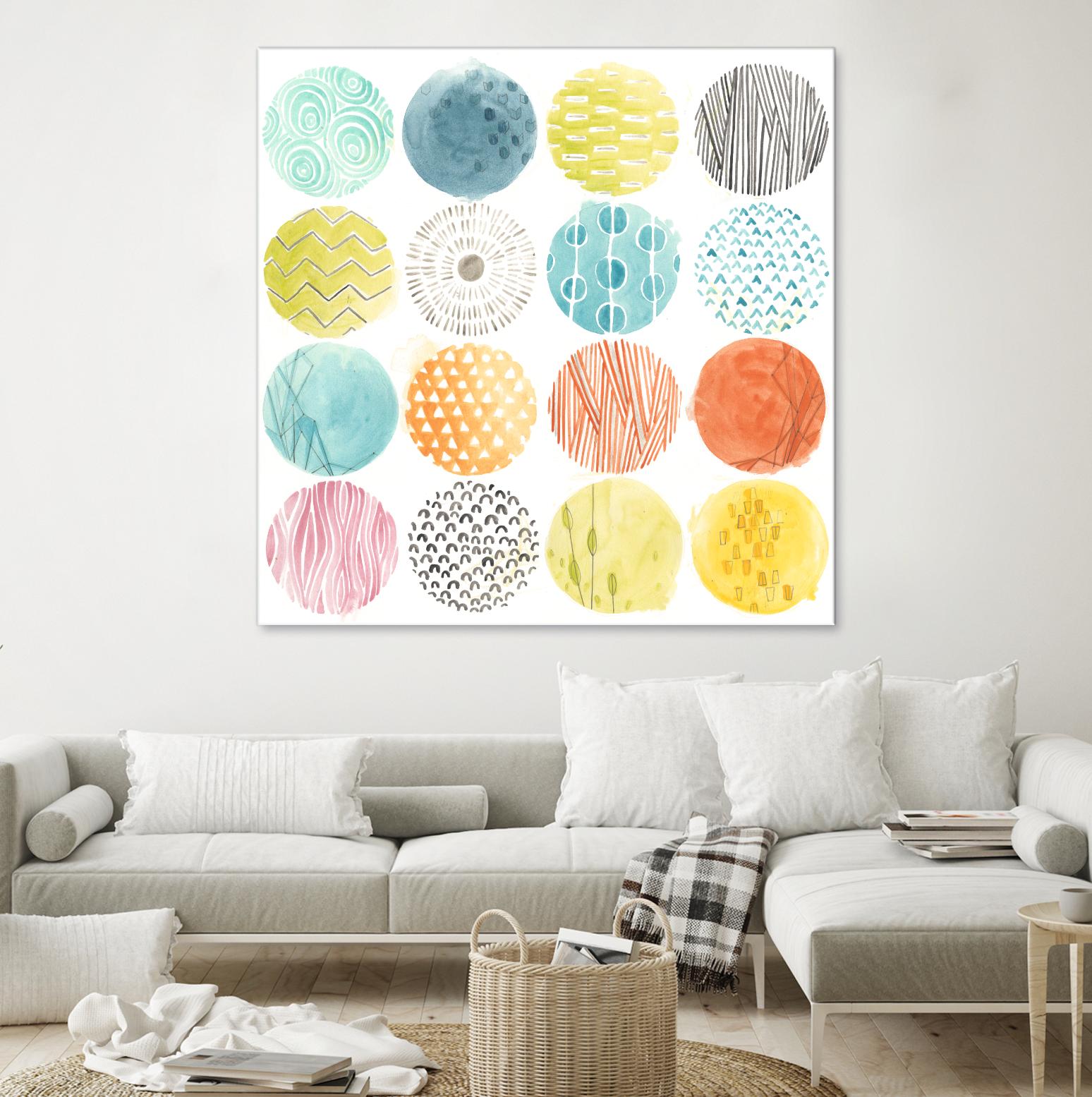 Pattern Pop I by June Erica Vess on GIANT ART - abstract