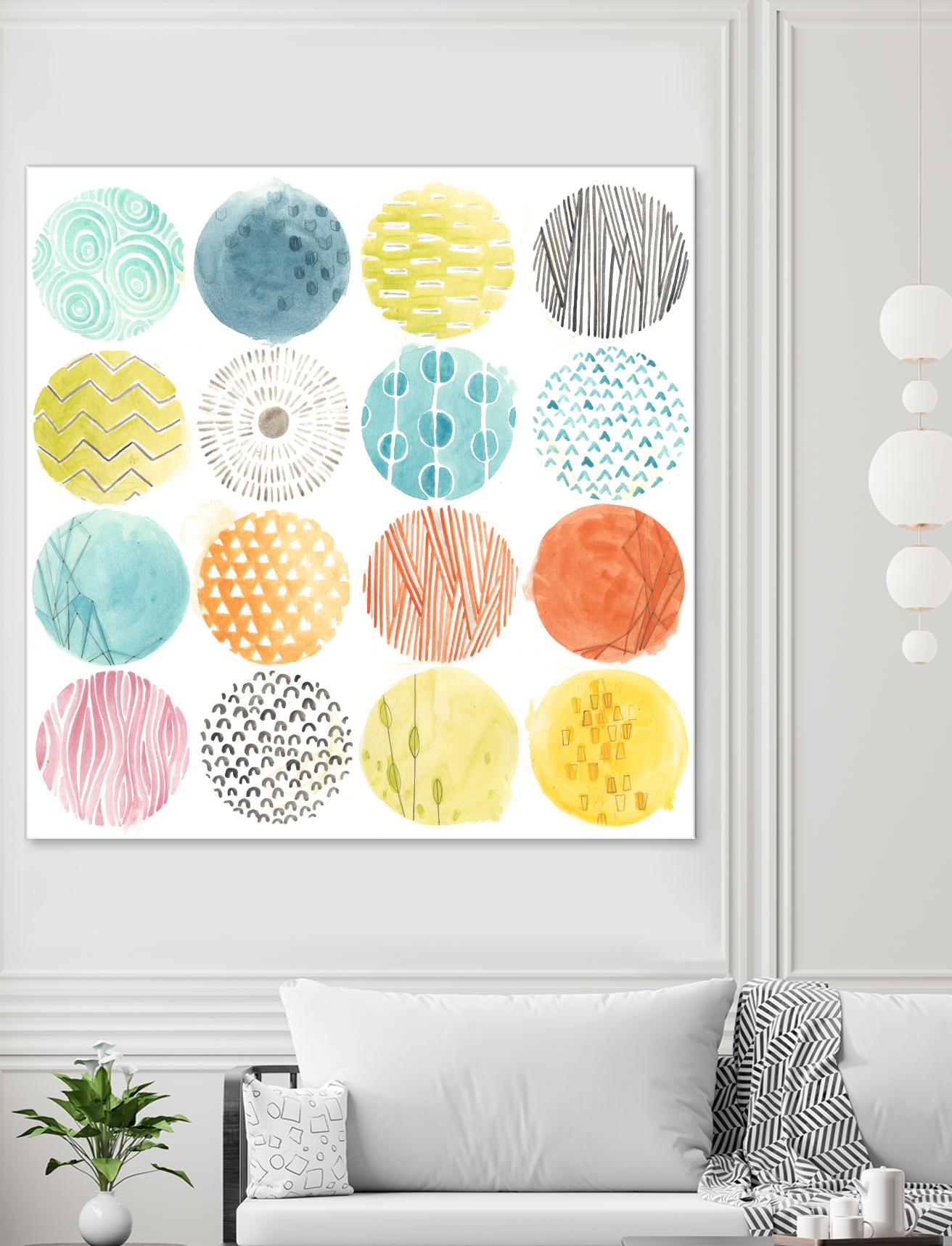 Pattern Pop I by June Erica Vess on GIANT ART - abstract