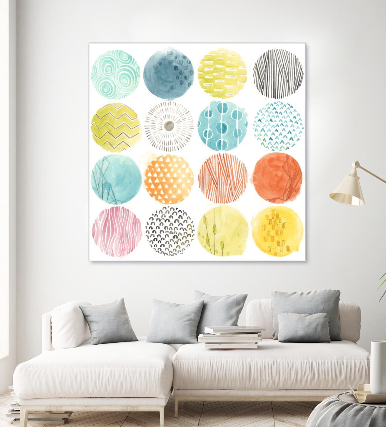 Pattern Pop I by June Erica Vess on GIANT ART - abstract