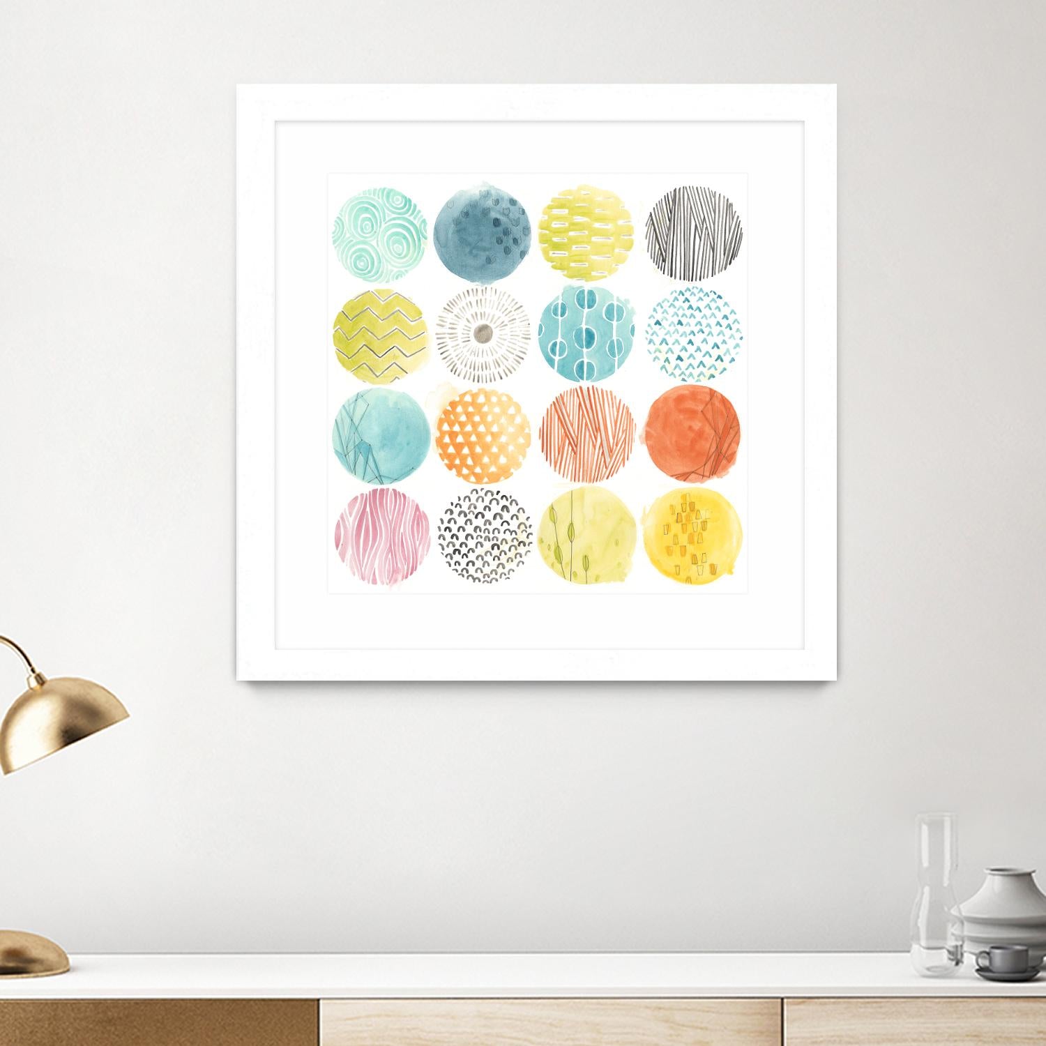 Pattern Pop I by June Erica Vess on GIANT ART - abstract