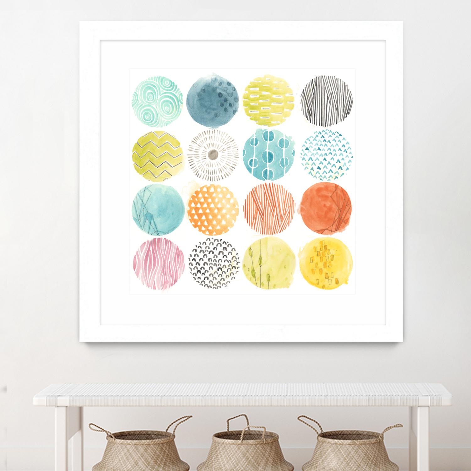 Pattern Pop I by June Erica Vess on GIANT ART - abstract